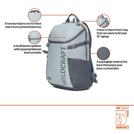wildcraft pacto backpack